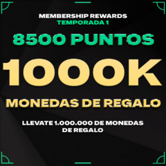 (8500 puntos): 1000K monedas de regalo - comprar online