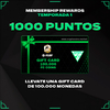 (1000 puntos): Gift card de 100.000 monedas para tu próxima recarga.