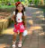 Conjunto Flamingo com Flores