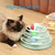 Brinquedo Para Gato Bolinha Giratória 4 Níveis