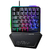 Imagem do Teclado de gamer mecânico RGB de uma mão
