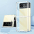 Capa para celular anti-queda ultrafino transparente com airbag de quatro cantos Samsung Galaxy Z Flip4
