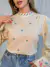 Flora Camisa Feminina Social Manga Longa Lisa Moda Linho bordado FL-sd909 - loja online