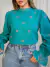 Flora Camisa Feminina Social Manga Longa Lisa Moda Linho bordado FL-sd909 - Loja Camila Barros