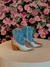 BOTA JEANS COM PRATA METALIZADO - comprar online
