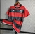 Camisa Tailandesa 1.1 Flamengo I 23/24 s/n° Torcedor Adidas Masculina - Vermelho+Preto