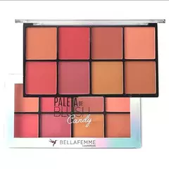 Paleta de blush candy - Bella Femme 8 cores