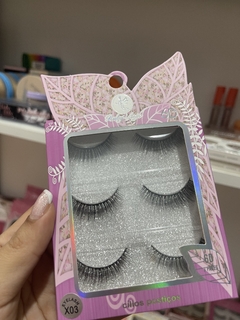Cílios postiços 3 pares - Ruby Anjo