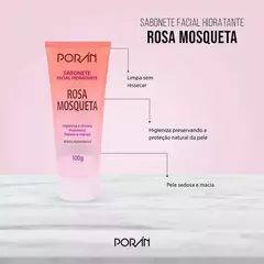 Sabonete facial hidratante Rosa Mosqueta - Porán - comprar online