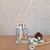 Aromatizador de ambiente, vidro cubo transparente 100ml.