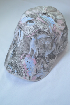 ACAPULCO CAP BLACK MARBLING - Santa Marta