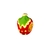 Pingente Morango0113 - 5g- 2x1cm