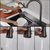 Cuba Pia Gourmet Inox Escovado + Torneira Misturador Cascata Luxo Regulagem P754