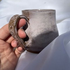TAZA LILA GRES - tienda online