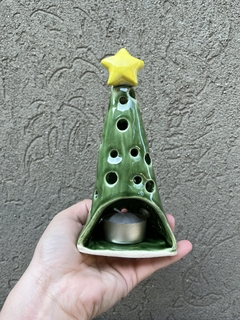 PINO NAVIDEÑO PORTA VELA - Duende Alfarero