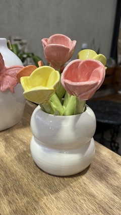 Imagen de MINI FLORERO CON TULIPANES