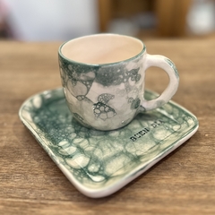 SET TAZA+PLATO TOSTADA - Duende Alfarero