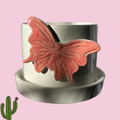 MACETA MARIPOSA TORNASOLADA - comprar online