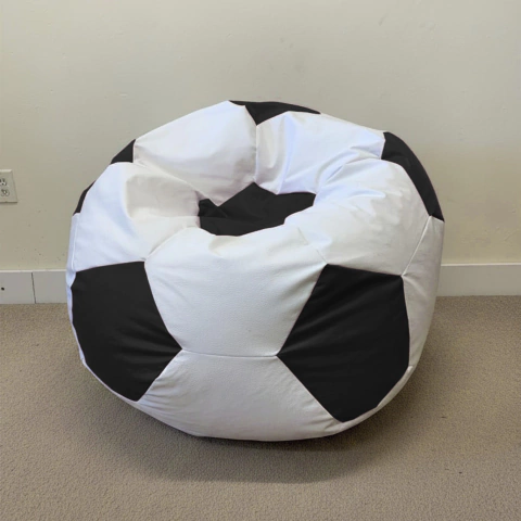 Puff Pelota Grande Cuero Ecologico