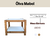 Mesa Ratona Barbara Rectangular Living Comedor Nordico - FAEM Muebles - wood furniture