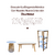 Mesa Ratona Barbara Rectangular Living Comedor Nordico - tienda online