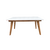 Mesa Ratona Nórdica Moderna Living Blanca - FAEM Muebles - wood furniture