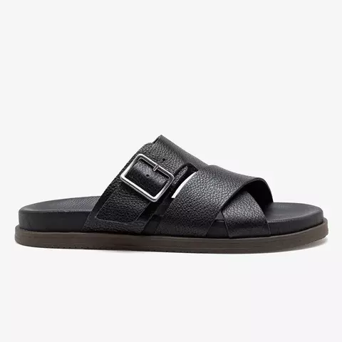 554101-001 Sandália Masculina Dock Couro