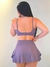 Short Saia Babados Laterais