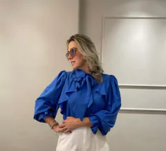 Camisa Babado na internet
