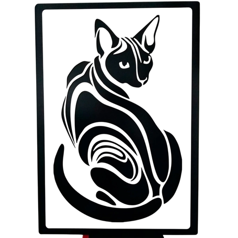 Quadro MDF - Gato - comprar online