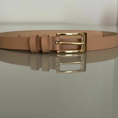 Cinto 100% Couro Vitória - Nude