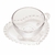 XÍCARA DE CHÁ DE CRISTAL COM PIRES CORAÇÃO 170ml - Lyor