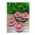 JOGO C/4 XICARA E 4 PIRES CERAMICA ROSA - comprar online