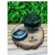 JOGO C/ 3 POTES DE VIDRO COM TAMPA PLASTICA ORIGINAL PRETO
