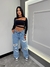 Calça Jeans Wid Leg Cargo Destroyed - Leles Store