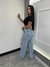 Calça Jeans Wid Leg Cargo - Leles Store