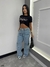 Calça Jeans Wid Leg Cargo - loja online
