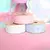 CINTA DE ORGANZA "CIRCLES"(ROSA, CELESTE Y BLANCO)