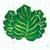 Plato polipapel hoja de palmera x6 - comprar online