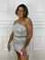Conjunto Cropped e Mini Saia Paete - Queen Size Moda Plus