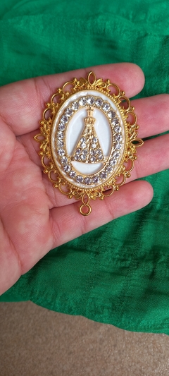 Entremeio dourado de luxo Nossa Senhora Aparecida - comprar online