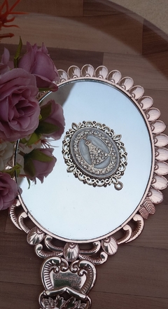 Entremeio prata de luxo Nossa Senhora Aparecida na internet