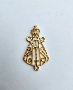 Entremeio de Nossa Senhora Aparecida vazado dourado