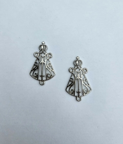 Entremeio Nossa Senhora Aparecida vazado prata - comprar online