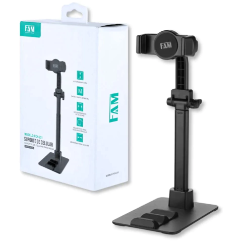 Suporte De Celular Em Metal Para Mesa - FAM - Fch-231 - comprar online
