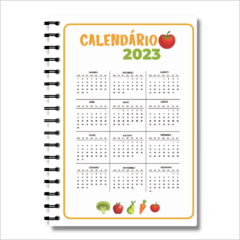 Agenda Profissional Nutricionista em wire-o e capa dura - impressão frente e verso (Cod 0069) na internet