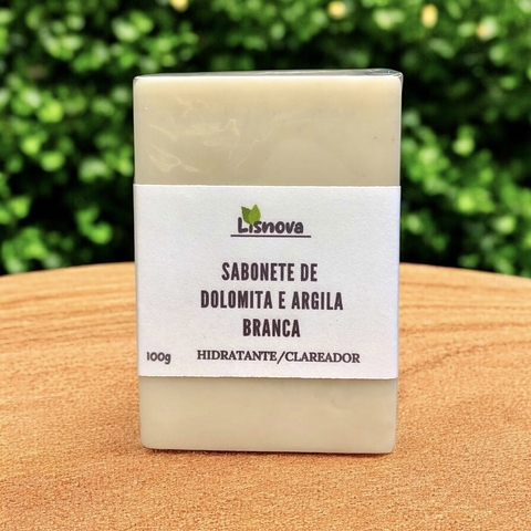 ￼Sabonete de Dolomita e Argila Branca - Clareador, Hidratante | 100g - comprar online