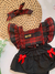 Romper Xadrez - Preto e Vermelho - comprar online