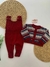 Conjunto Tricô Emanuel - Vermelho