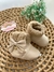 Bota Pelúcia Laço - Creme - comprar online